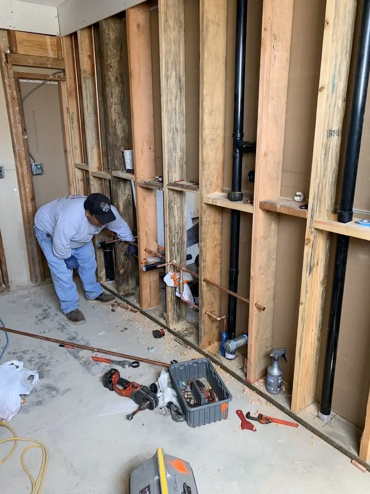 Commercial rough-in plumbing for Gas Line Repair in Applegate Bend